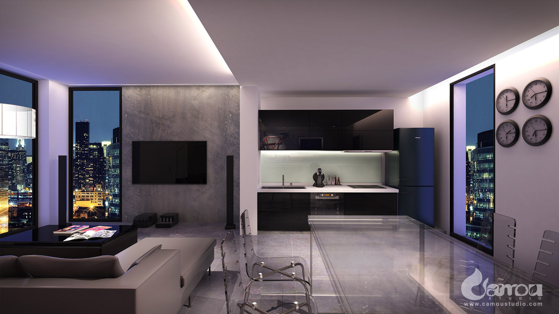 Original Camou Studio Architectural Visualization artwork 12