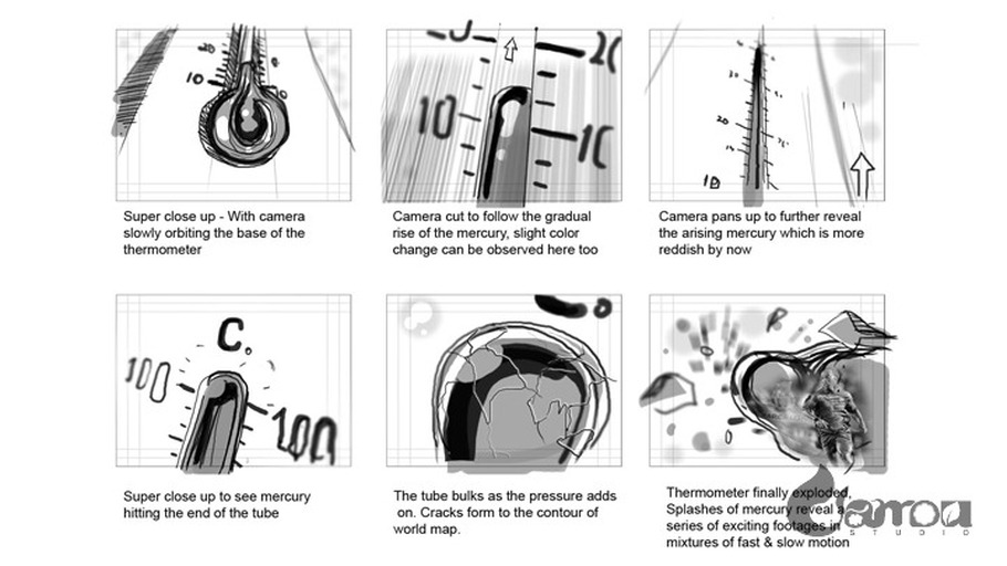 Original Camou Studio Storyboarding artwork 9