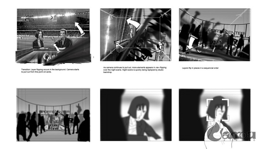 Original Camou Studio Storyboarding artwork 11